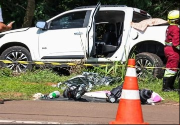 Uma mulher morreu o local 