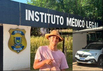 O corpo ou pelo IML de Jardim. (Rede social) 